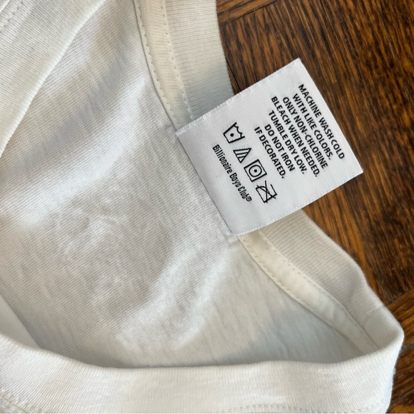 Billionaire Boys Club 100 % Cotton White Logo T-Shirt - Picture 7 of 9